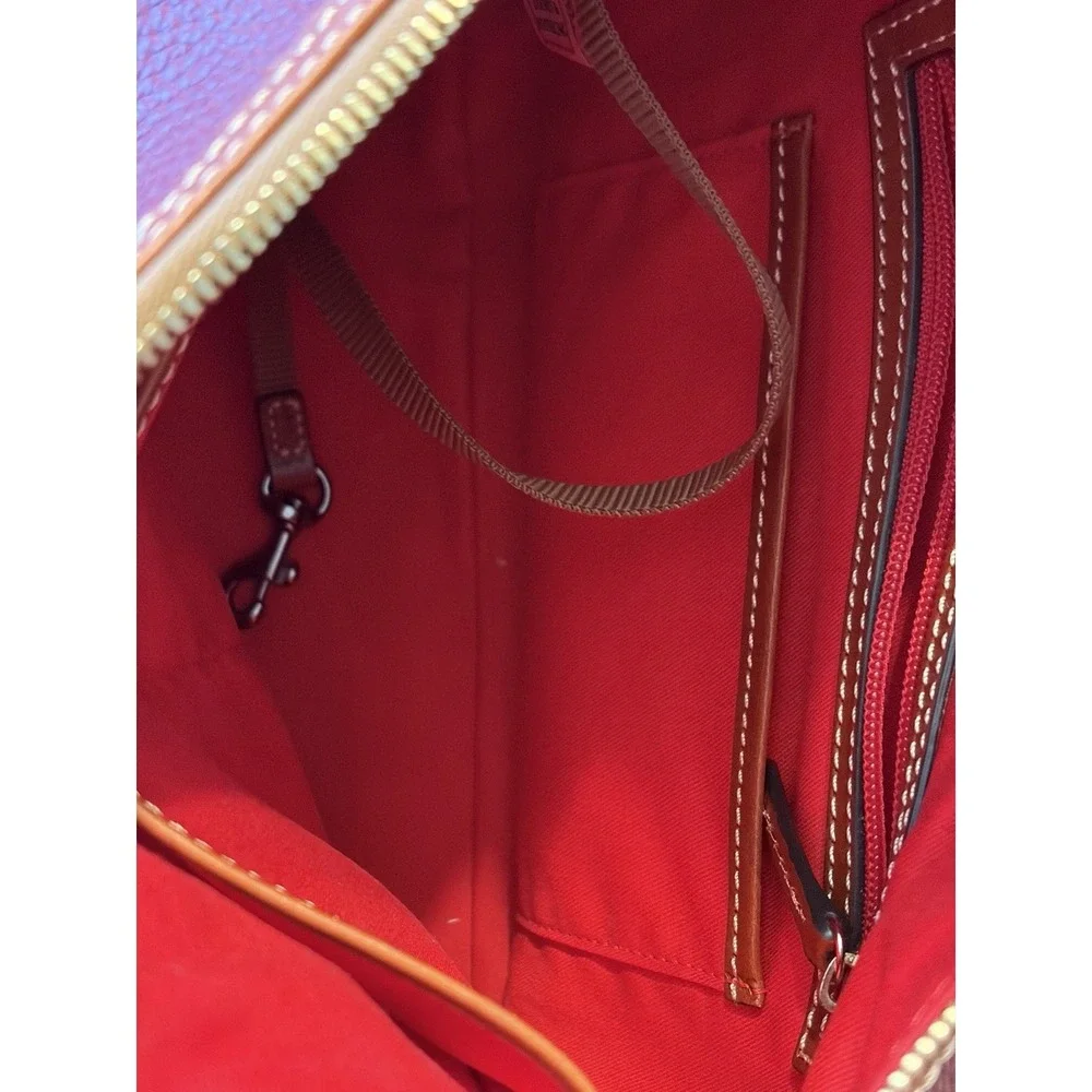 Dooney & Bourke Pebble Grain Paige Sac Shoulder Bag Wine Bordeaux‎ NWOT